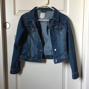 short jean jacket